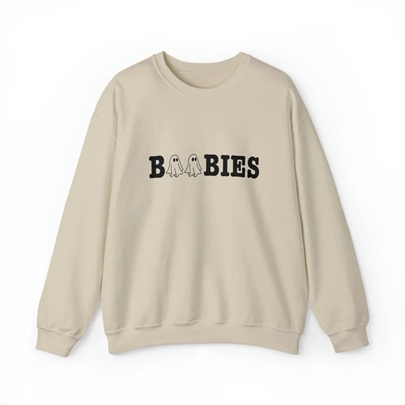 BOOBIES, Crewneck Sweatshirt - Picture 1 of 10